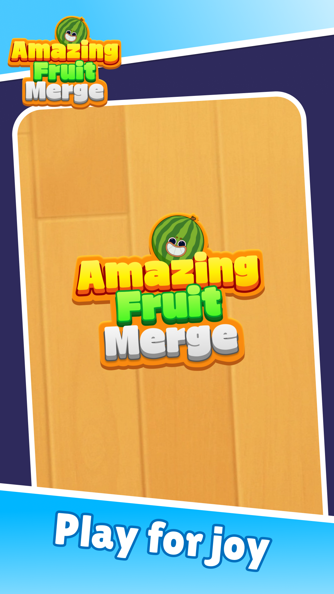Simple gameplay in Amazing Fruit Merge