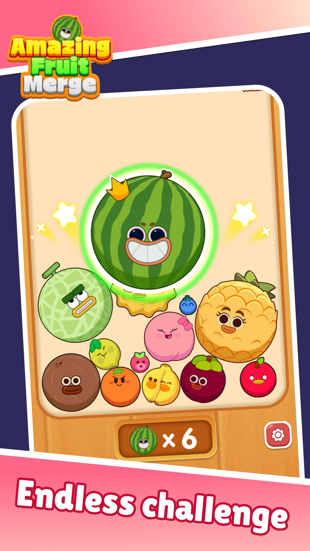 Endless fun in Amazing Fruit Merge